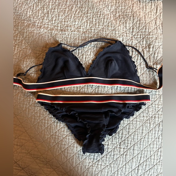 H&M blue bikini size small - Picture 1 of 2